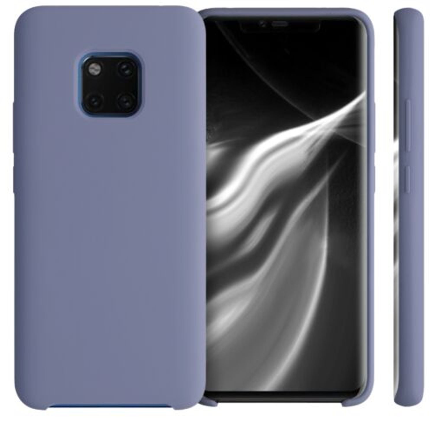 Husa pentru Huawei Mate 20 Pro, Silicon, Albastru, 52287.130 fotografia produsului View 2 L