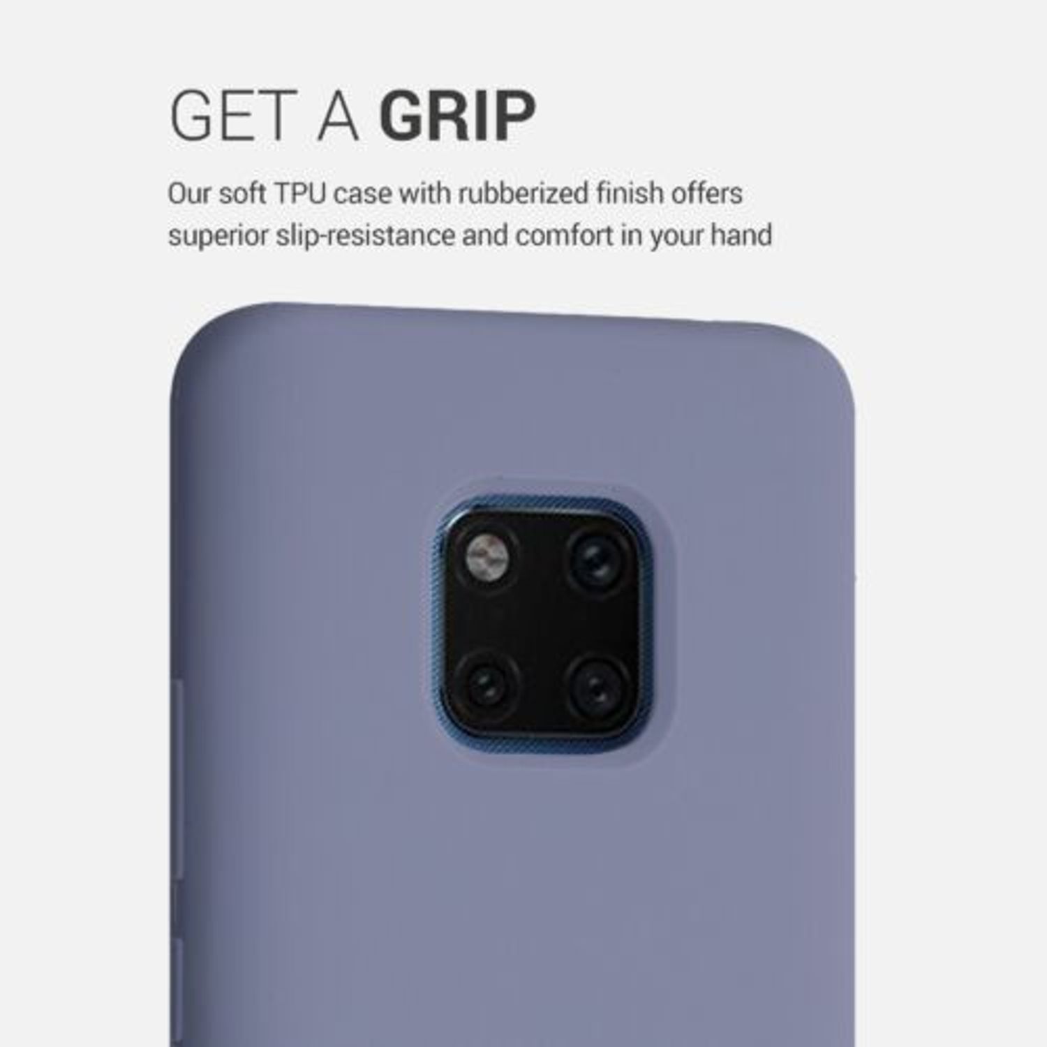 Husa pentru Huawei Mate 20 Pro, Silicon, Albastru, 52287.130 fotografia produsului View 4 L