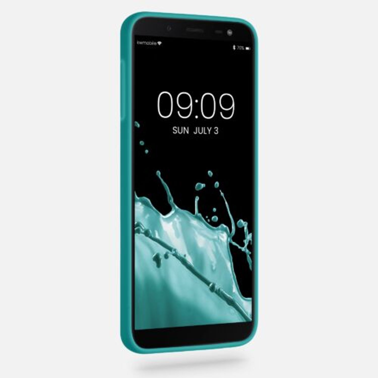 Husa pentru Samsung Galaxy J6, Silicon, Verde, 45796.57 fotografia produsului View 3 L