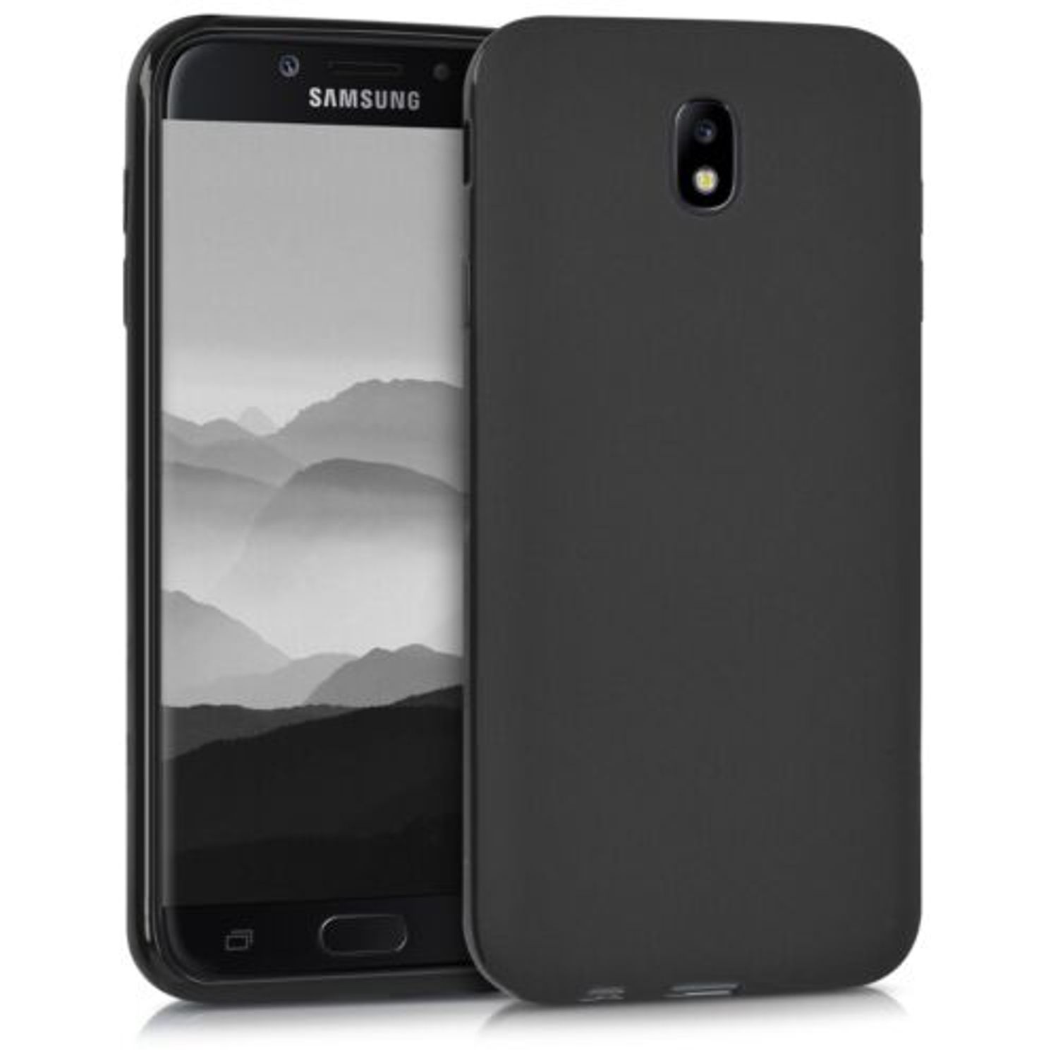 Husa pentru Samsung Galaxy J7 (2017), Silicon, Negru, 42287.47 fotografia produsului