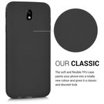 Husa pentru Samsung Galaxy J7 (2017), Silicon, Negru, 42287.47 fotografia produsului View 4 S