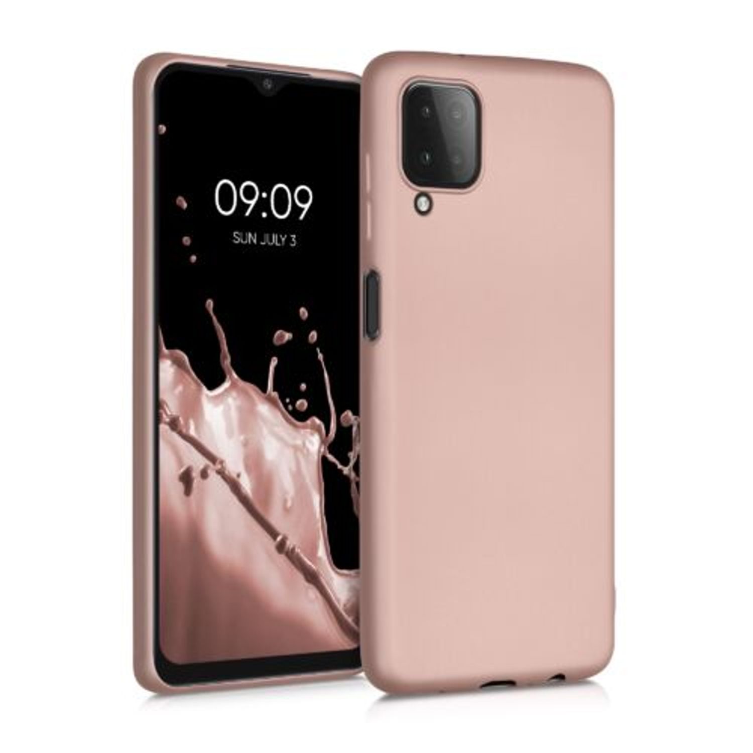Husa pentru Samsung Galaxy M12, Silicon, Rose Gold, 55078.31 fotografia produsului