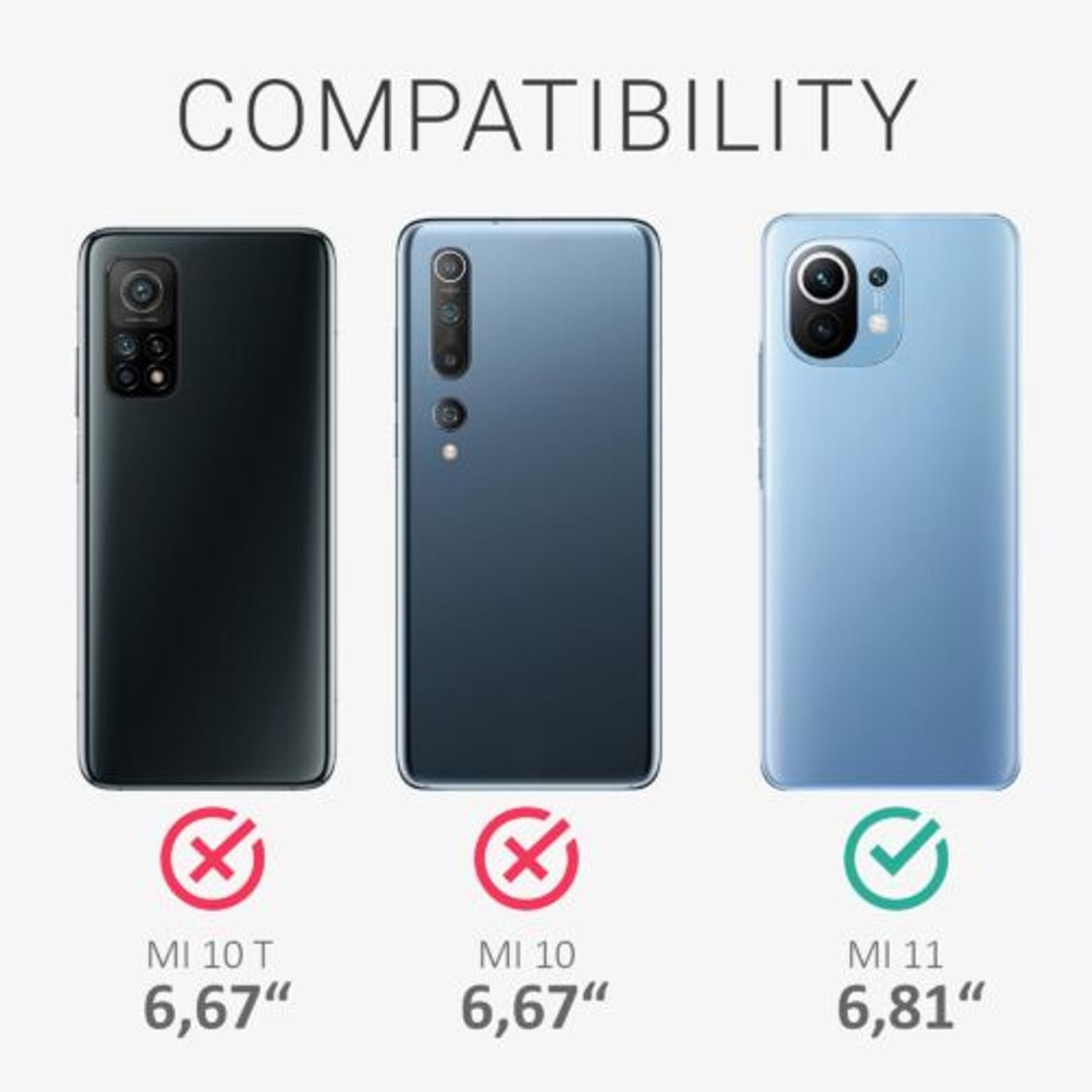 Husa pentru Xiaomi Mi 11, Silicon, Verde, 54188.169 fotografia produsului View 7 L