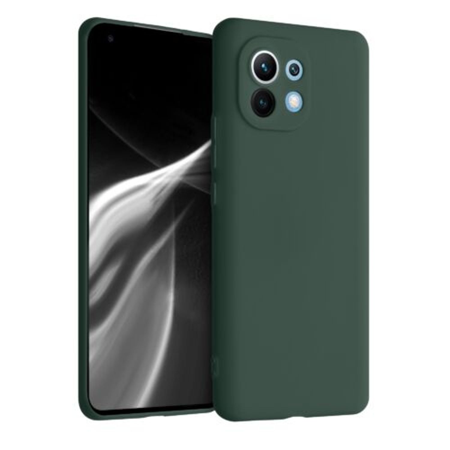 Husa pentru Xiaomi Mi 11, Silicon, Verde, 54188.169 fotografia produsului