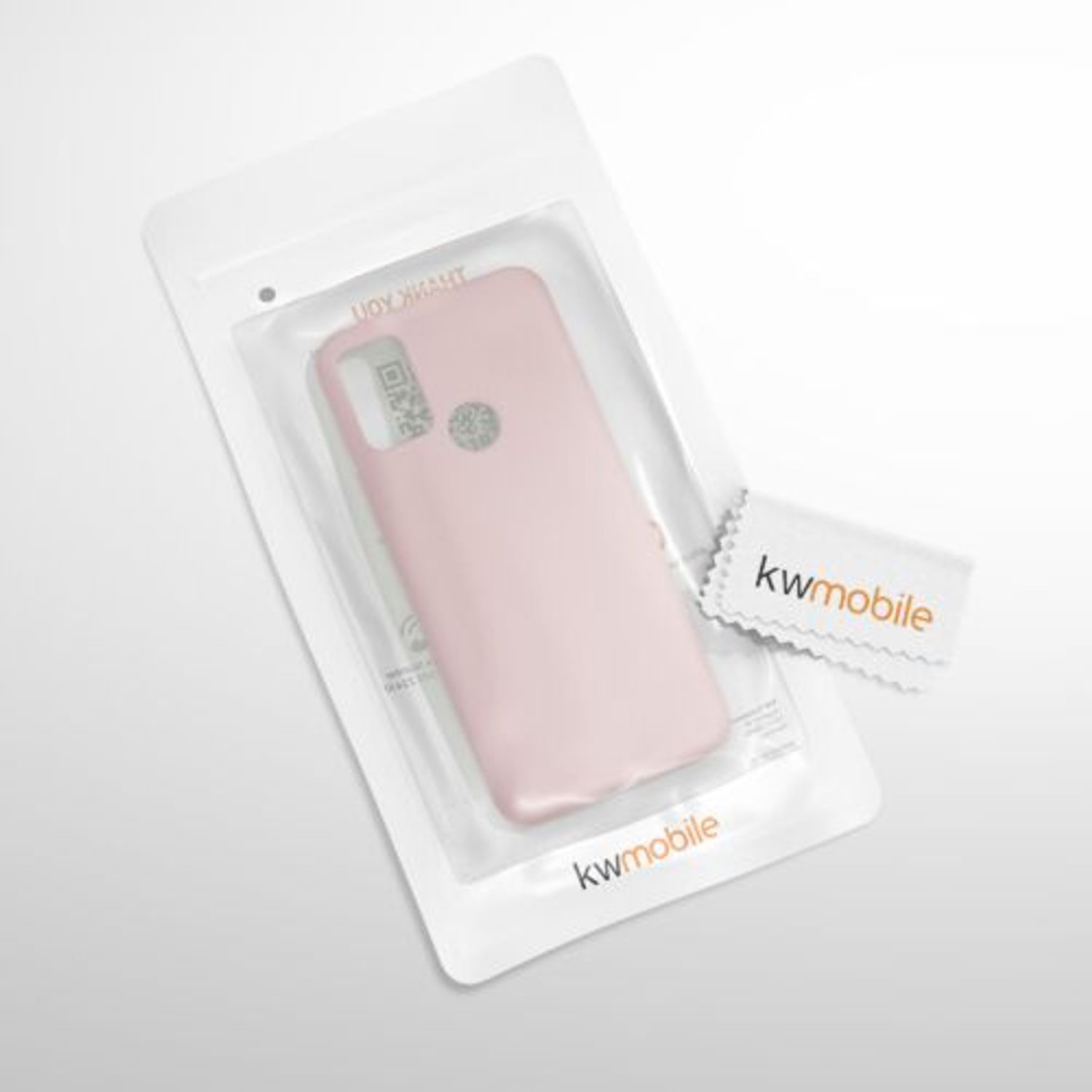 Husa pentru Motorola Moto G50, Silicon, Crem, 55470.10 fotografia produsului View 3 L