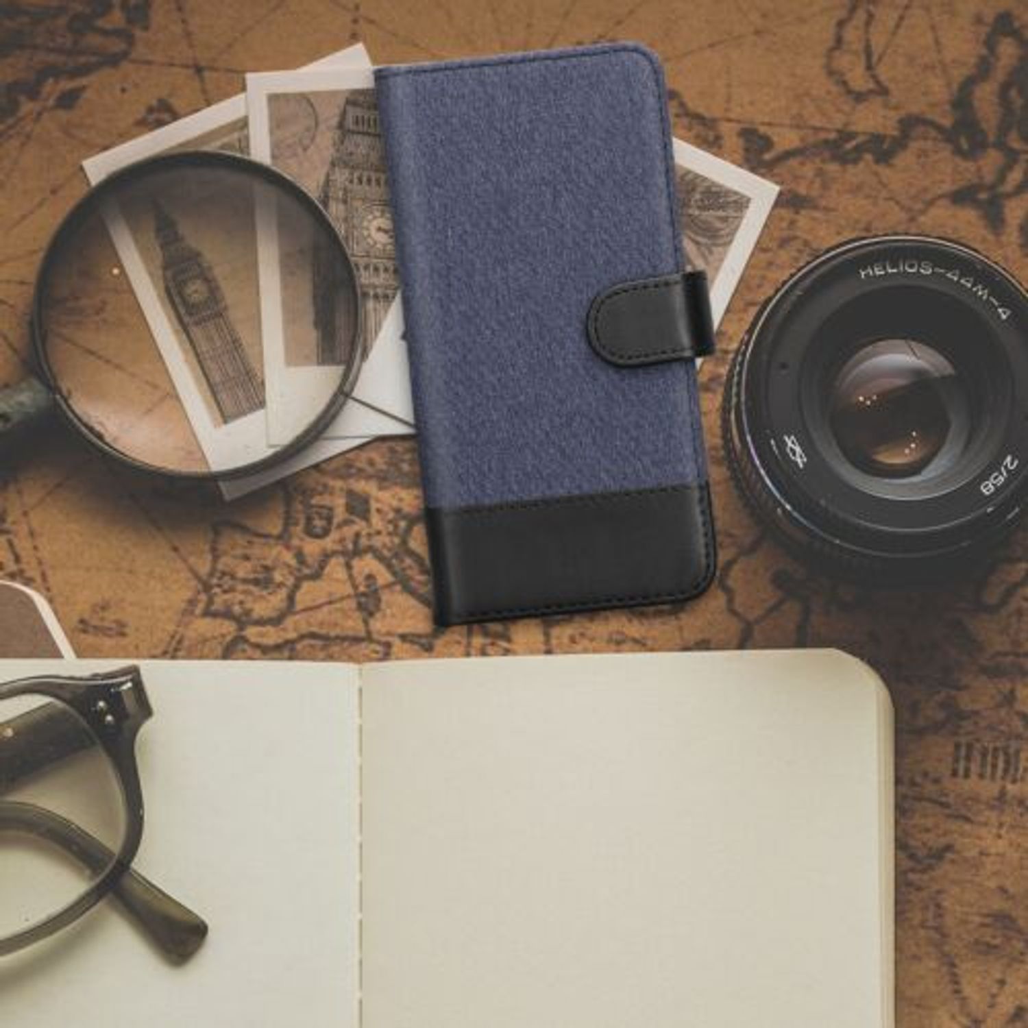 Husa pentru OnePlus Nord, Textil, Albastru, 55807.17 fotografia produsului View 3 L
