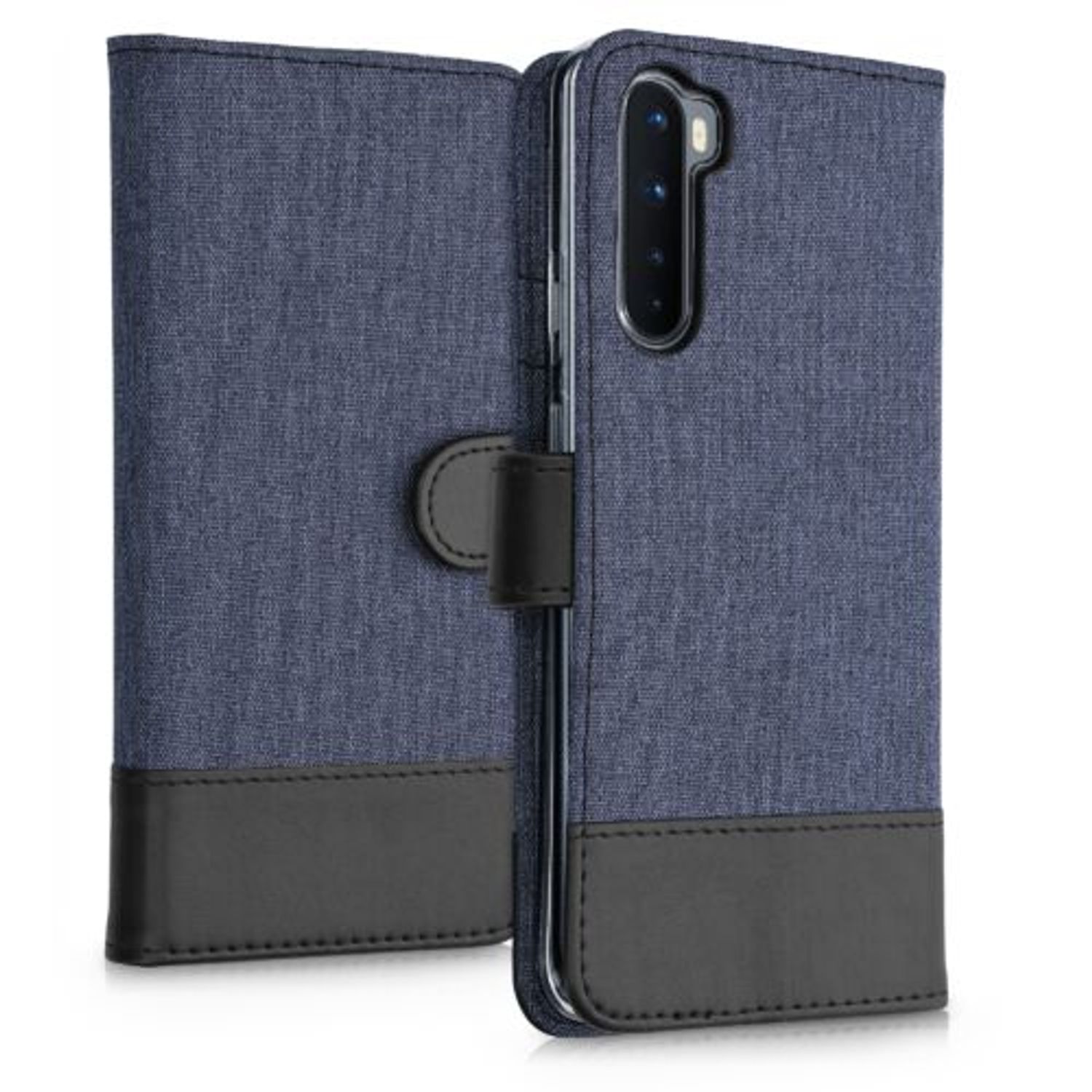 Husa pentru OnePlus Nord, Textil, Albastru, 55807.17 fotografia produsului View 4 L