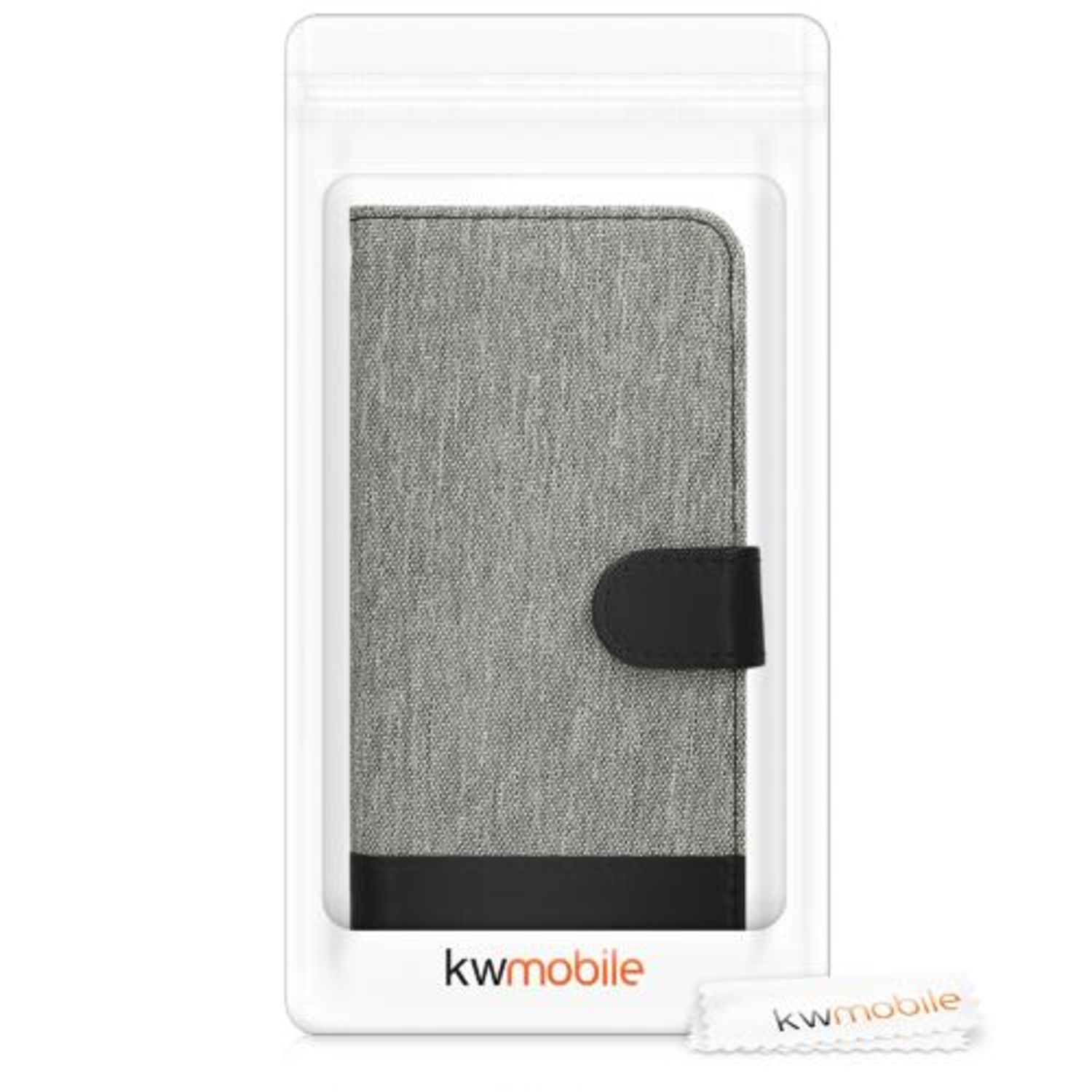 Husa pentru OnePlus Nord, Textil, Gri, 55807.22 fotografia produsului View 7 L