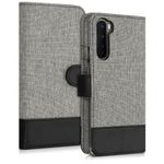 Husa pentru OnePlus Nord, Textil, Gri, 55807.22 fotografia produsului View 4 S