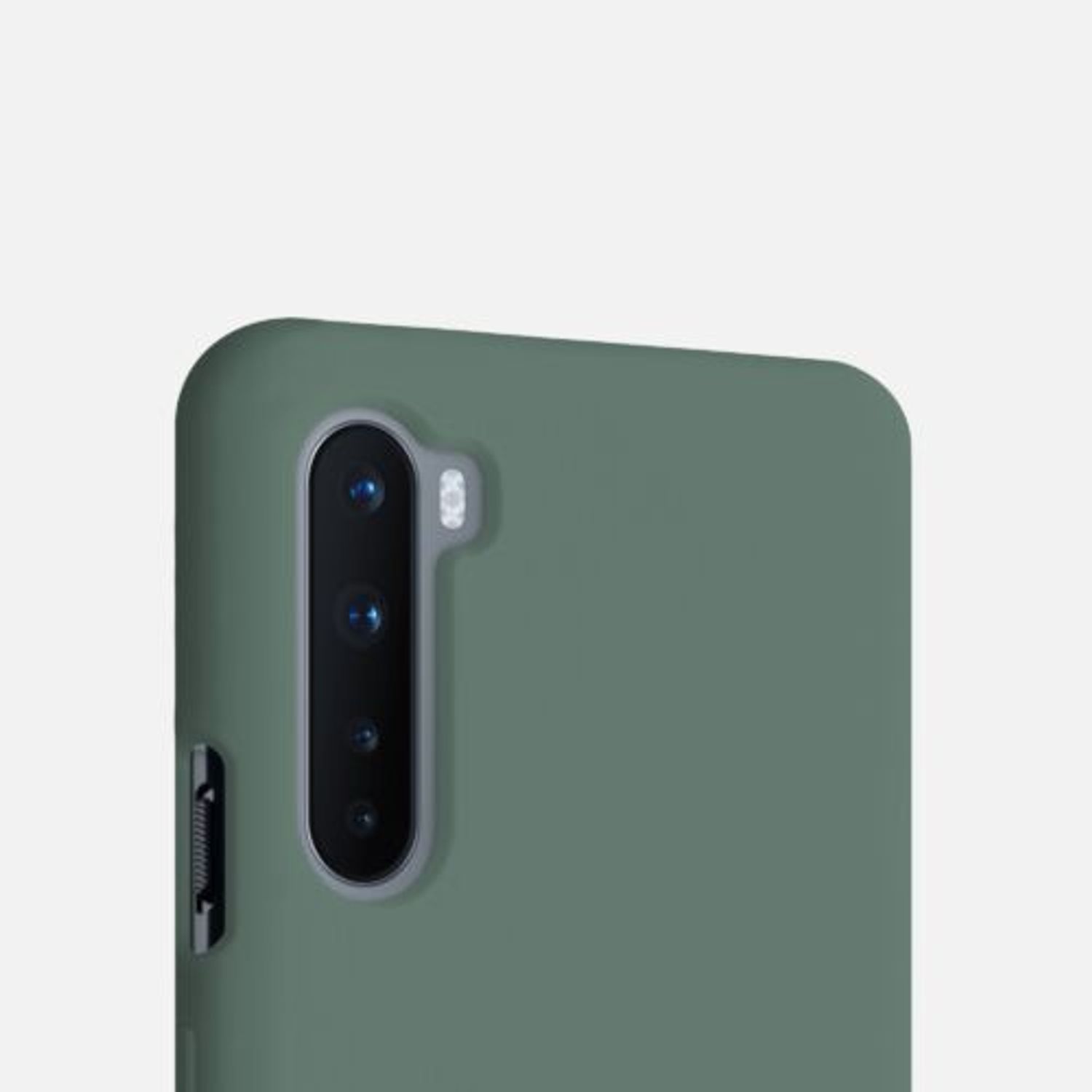 Husa pentru OnePlus Nord, Silicon, Verde, 51871.166 fotografia produsului View 8 L