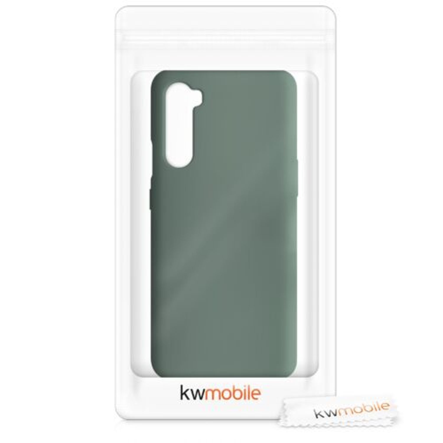 Husa pentru OnePlus Nord, Silicon, Verde, 51871.166 fotografia produsului View 7 L