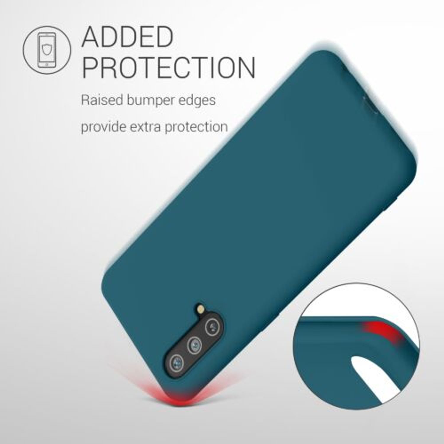 Husa pentru OnePlus Nord CE 5G, Silicon, Verde, 55614.78 fotografia produsului View 4 L