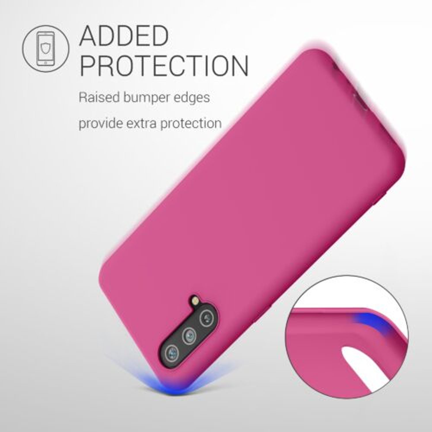 Husa pentru OnePlus Nord CE 5G, Silicon, Roz, 55614.213 fotografia produsului View 7 L