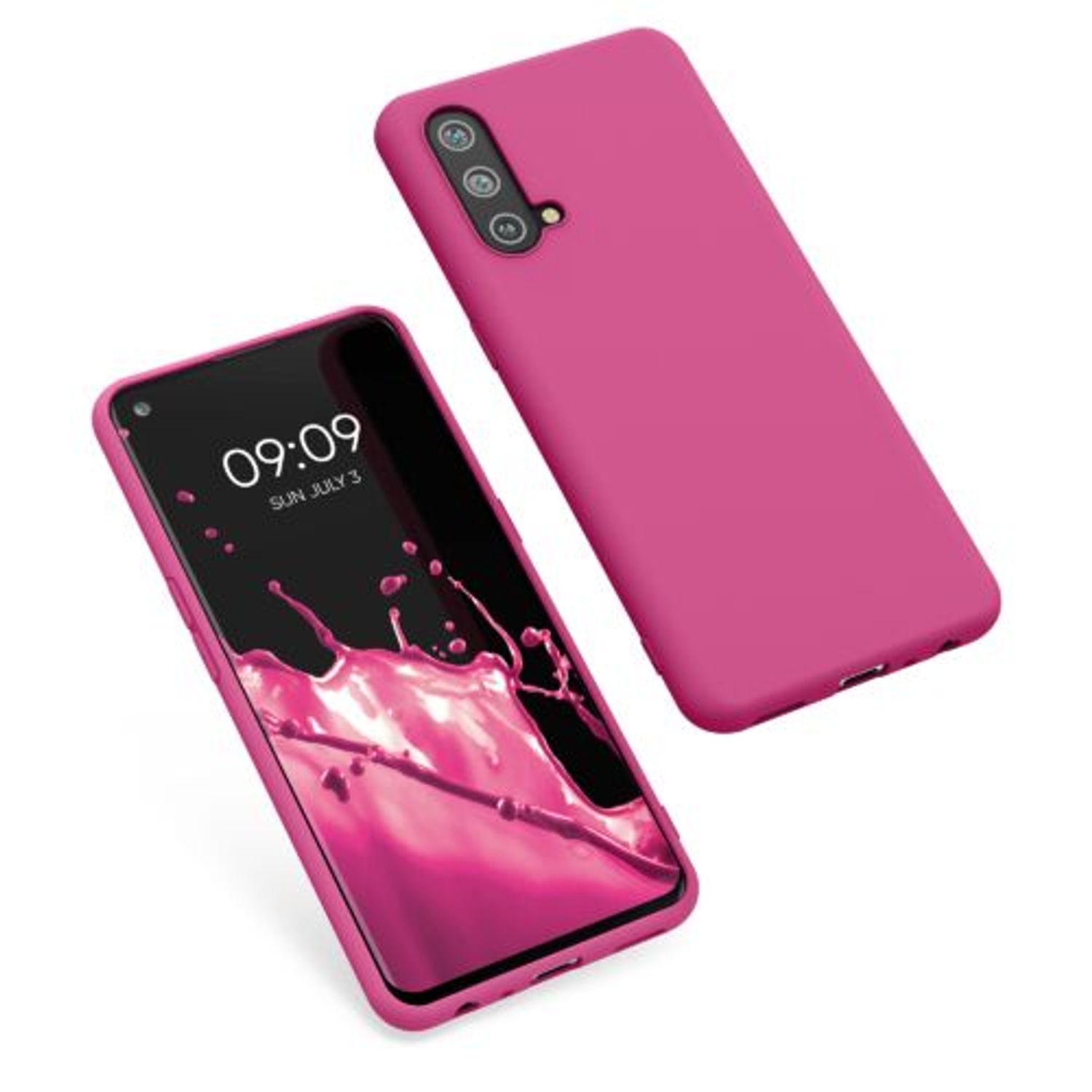 Husa pentru OnePlus Nord CE 5G, Silicon, Roz, 55614.213 fotografia produsului View 2 L