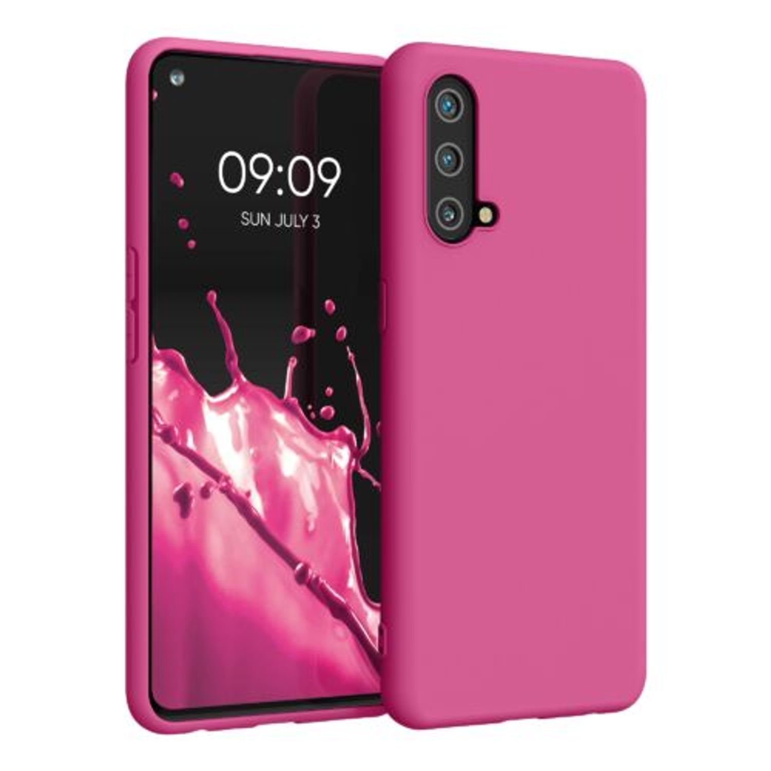 Husa pentru OnePlus Nord CE 5G, Silicon, Roz, 55614.213 fotografia produsului