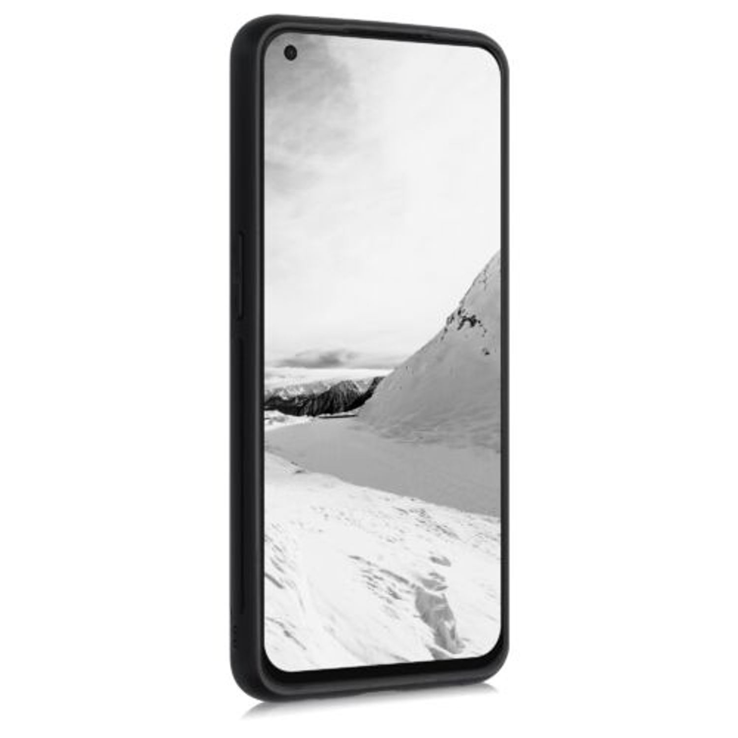 Husa pentru OnePlus Nord N10 5G, Lemn, Rosu, 54717.20 fotografia produsului View 3 L