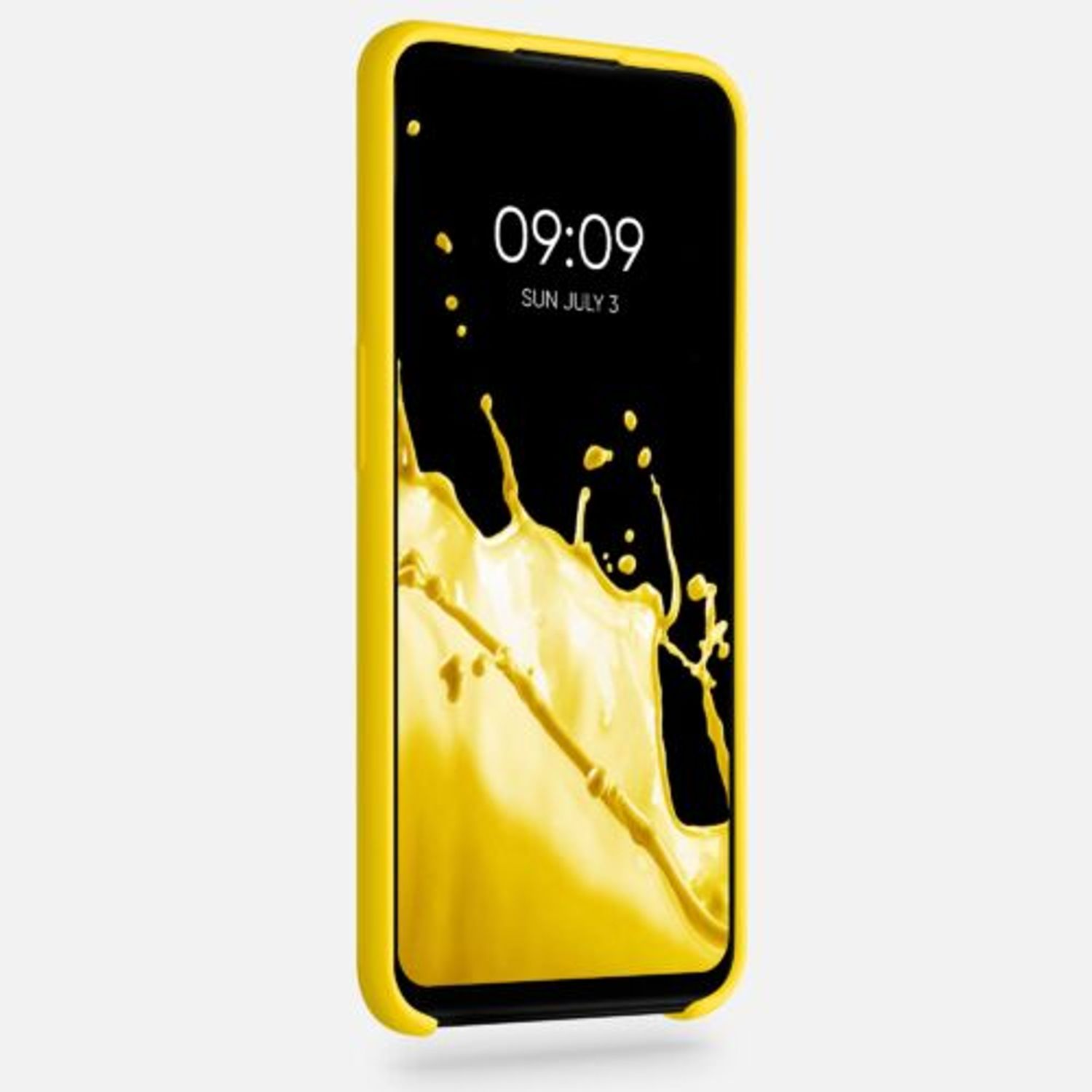 Husa pentru OnePlus Nord N100, Silicon, Galben, 53891.165 fotografia produsului View 3 L