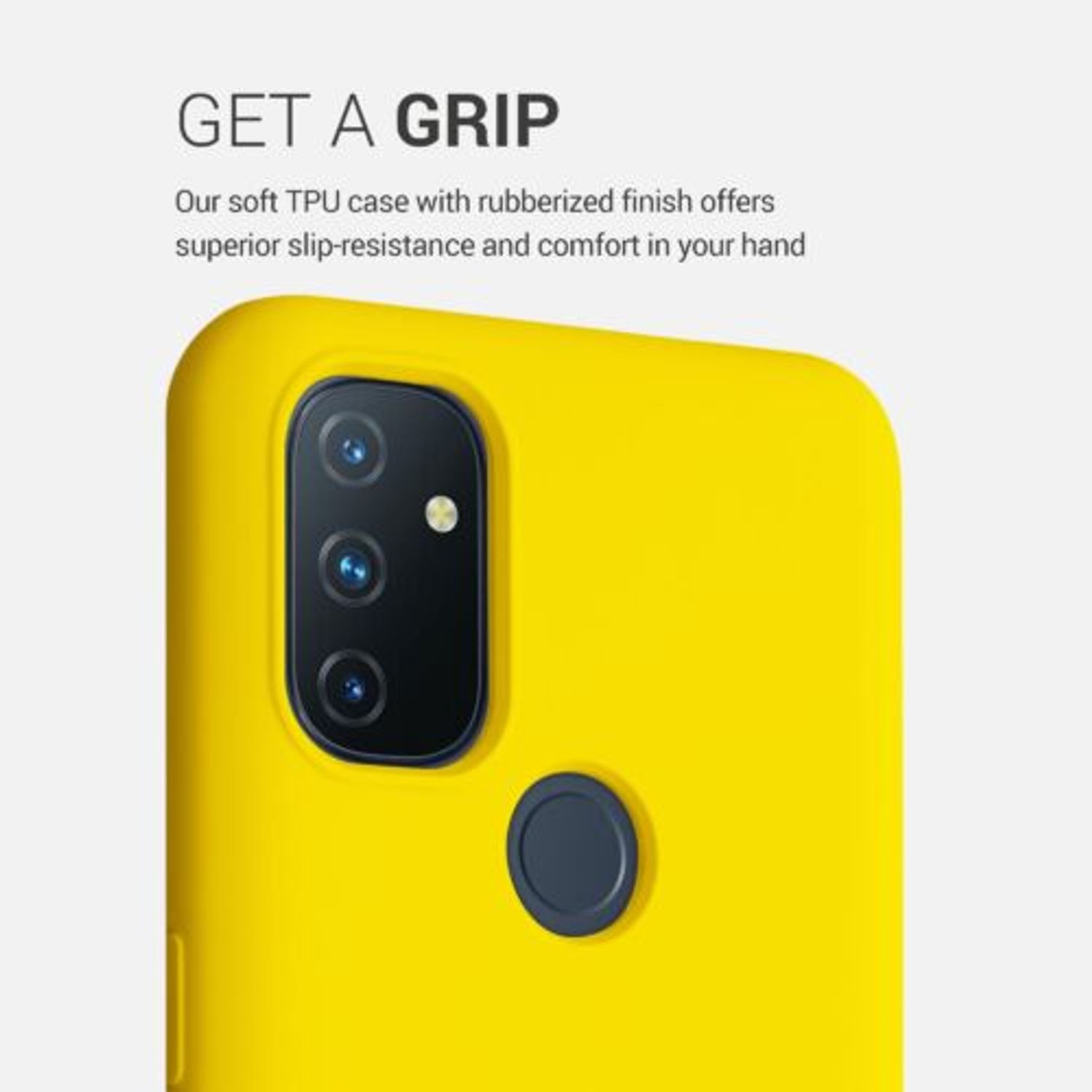Husa pentru OnePlus Nord N100, Silicon, Galben, 53891.165 fotografia produsului View 4 L