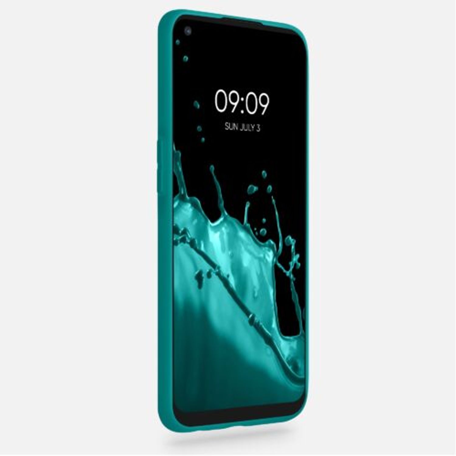 Husa pentru OnePlus Nord N100, Silicon, Verde, 53823.78 fotografia produsului View 3 L