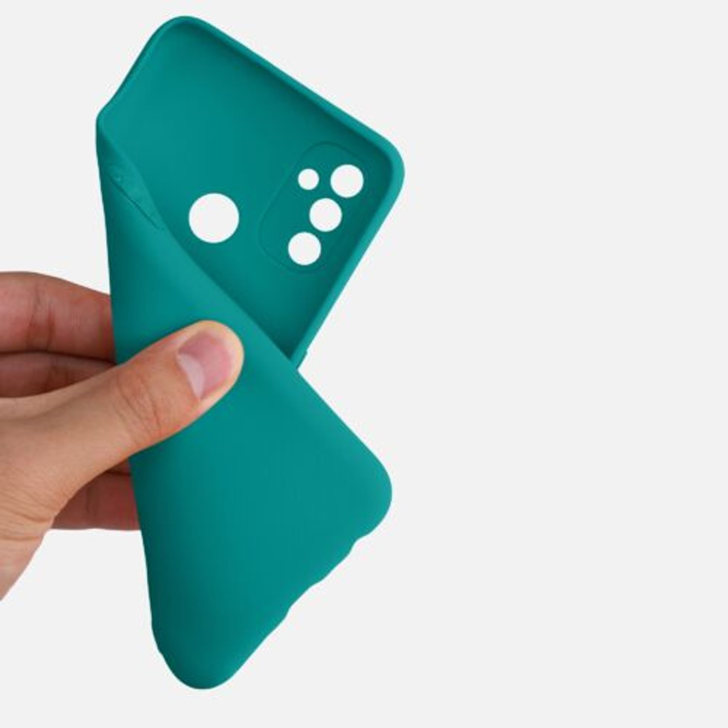 Husa pentru OnePlus Nord N100, Silicon, Verde, 53823.78 fotografia produsului View 8 L