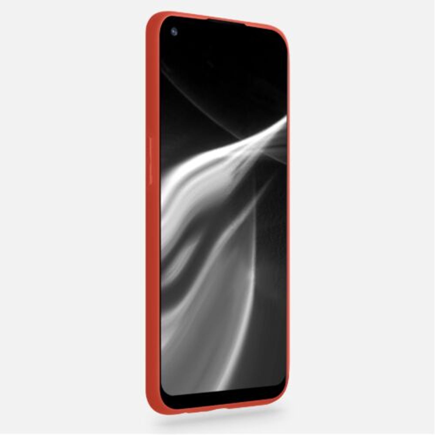 Husa pentru OnePlus Nord N100, Silicon, Rosu, 53823.218 fotografia produsului View 3 L