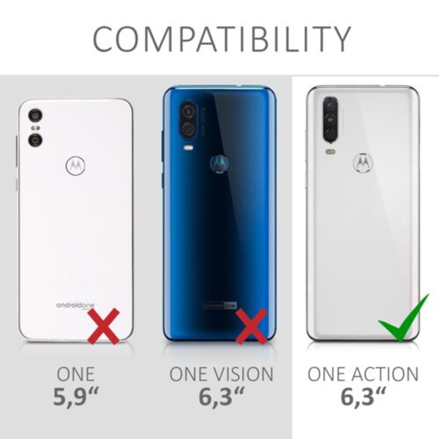 Husa pentru Motorola One Action, Silicon, Multicolor, 50019.01 fotografia produsului View 3 L