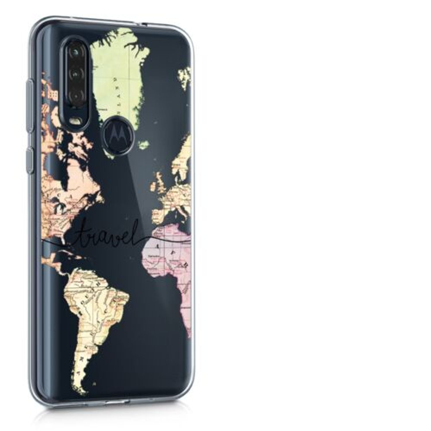 Husa pentru Motorola One Action, Silicon, Multicolor, 50019.01 fotografia produsului View 9 L