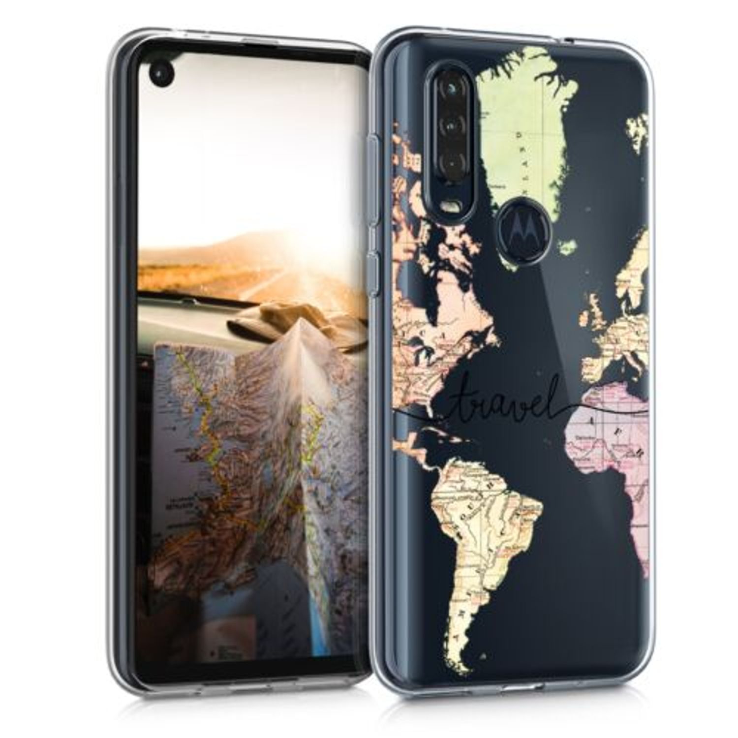 Husa pentru Motorola One Action, Silicon, Multicolor, 50019.01 fotografia produsului