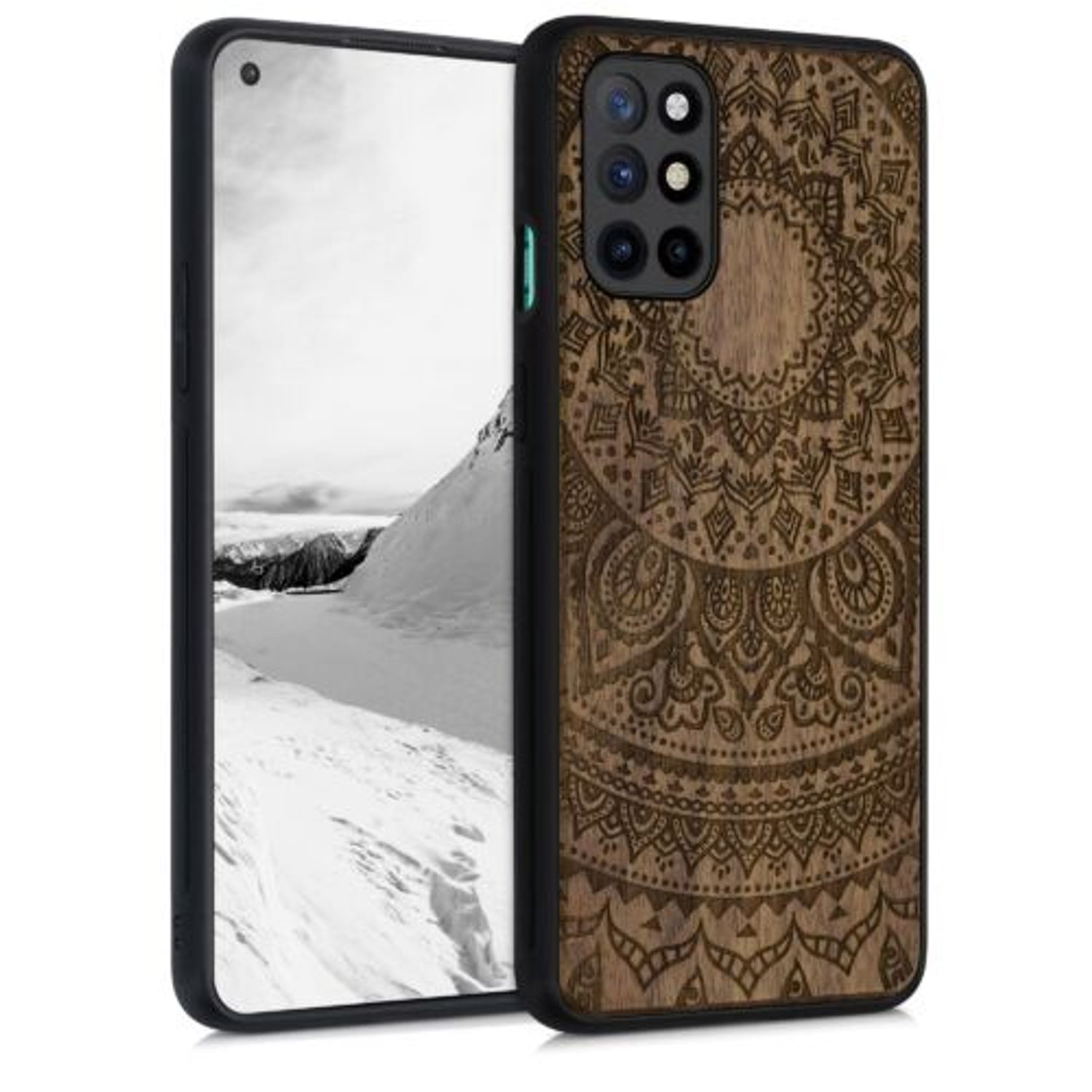 Husa pentru OnePlus 8T, Lemn, Maro, 53682.05 fotografia produsului