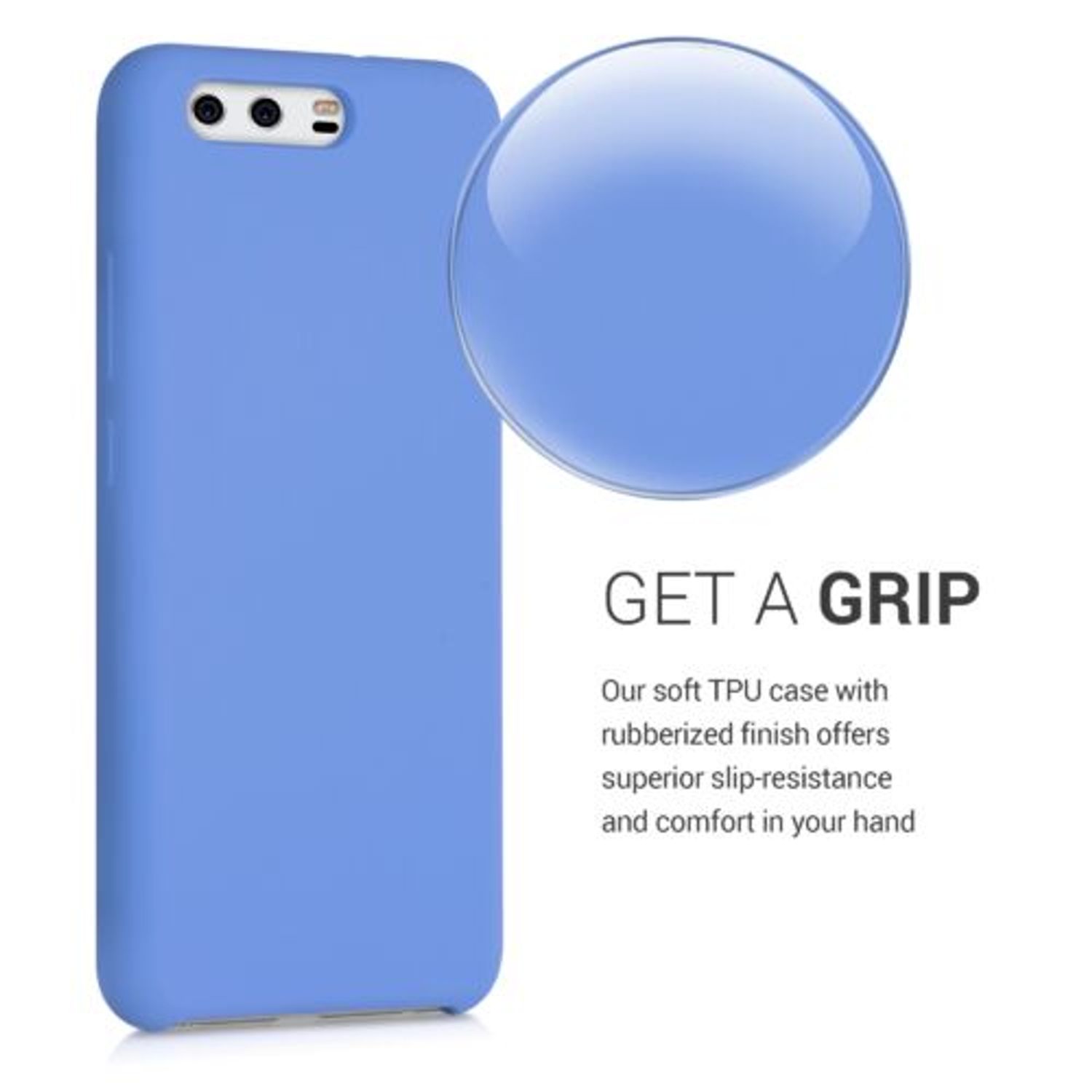 Husa pentru Huawei P10, Silicon, Albastru, 43599.61 fotografia produsului View 8 L