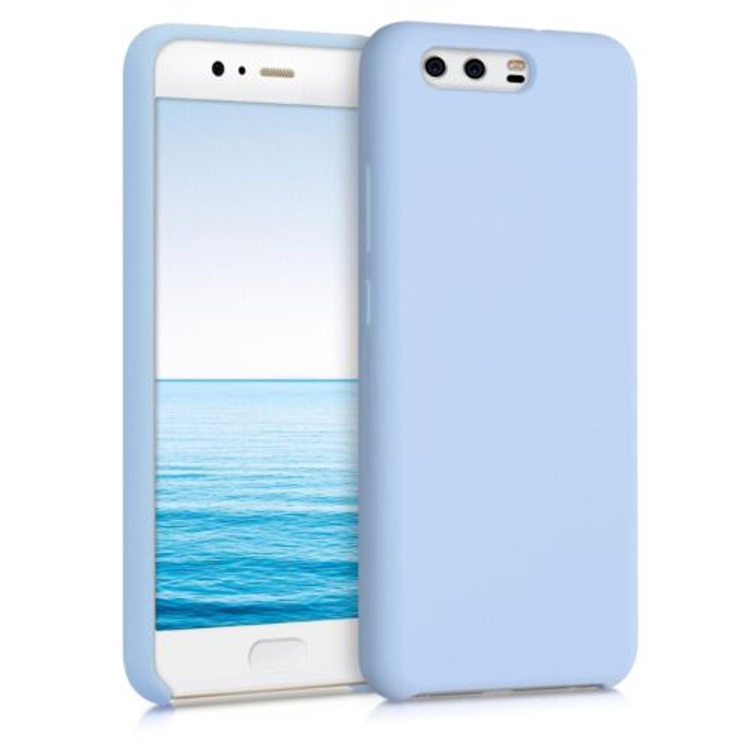 Husa pentru Huawei P10, Silicon, Albastru, 43599.58 fotografia produsului