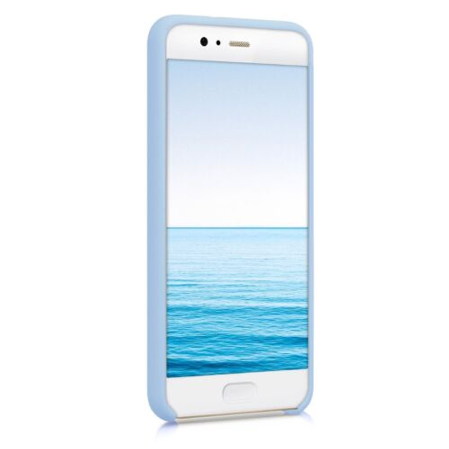 Husa pentru Huawei P10, Silicon, Albastru, 43599.58 fotografia produsului View 4 L