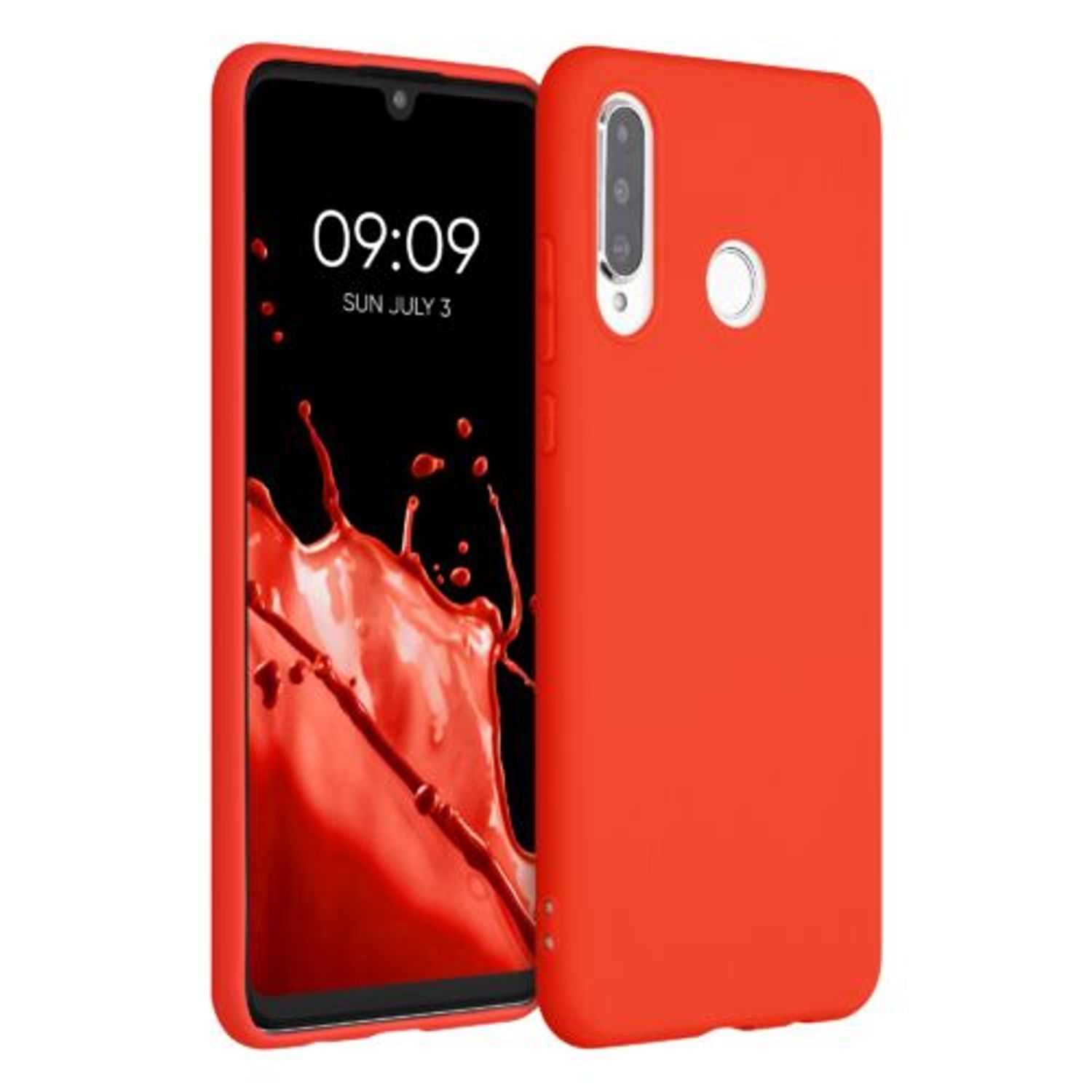 Husa pentru Huawei P30 Lite, Silicon, Rosu, 47499.218 fotografia produsului