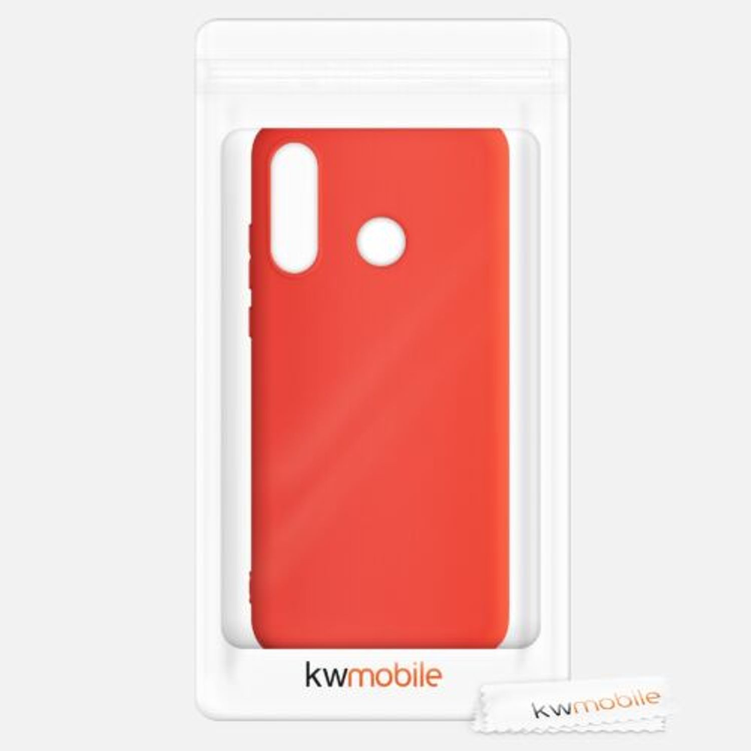 Husa pentru Huawei P30 Lite, Silicon, Rosu, 47499.218 fotografia produsului View 7 L