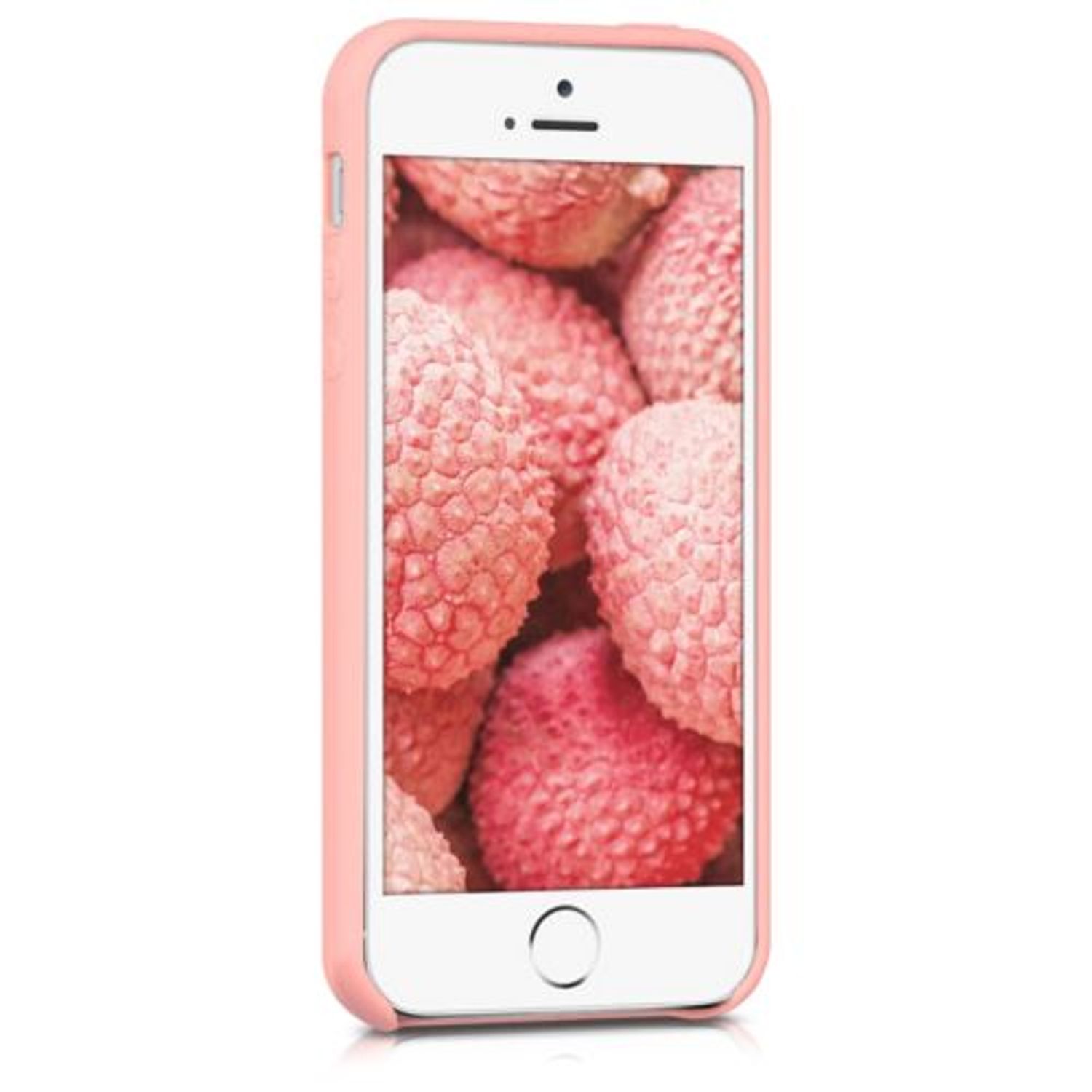 Husa pentru Apple iPhone 5/iPhone 5s/iPhone SE, Silicon, Rose Gold, 42766.89 fotografia produsului View 13 L