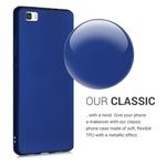 Husa pentru Huawei P8 Lite, Silicon, Albastru, 40471.64 fotografia produsului View 4 S