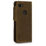 Husa pentru Google Pixel 3a, Piele naturala, Maro, 48996.05 fotografia produsului View 7 S