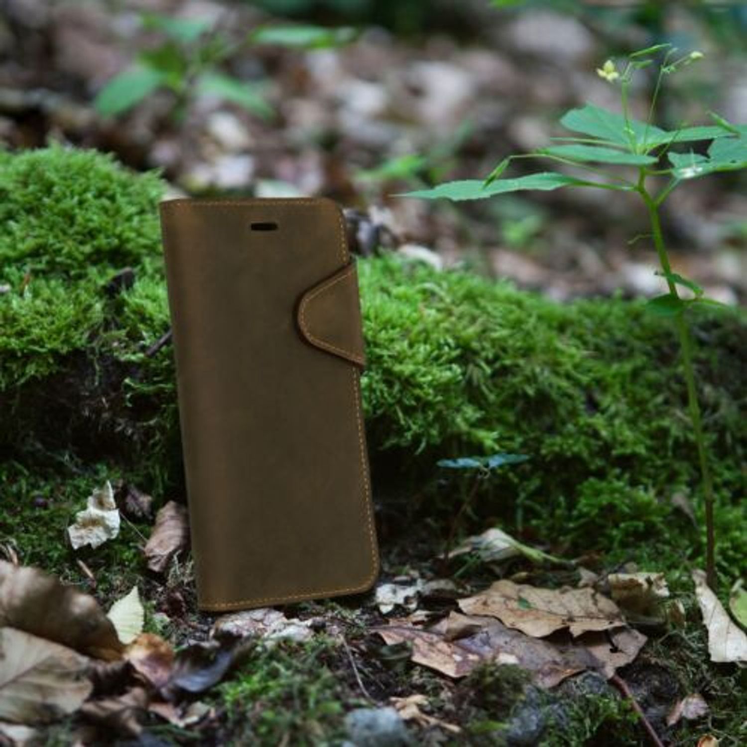 Husa pentru Google Pixel 3a, Piele naturala, Maro, 48996.05 fotografia produsului View 3 L