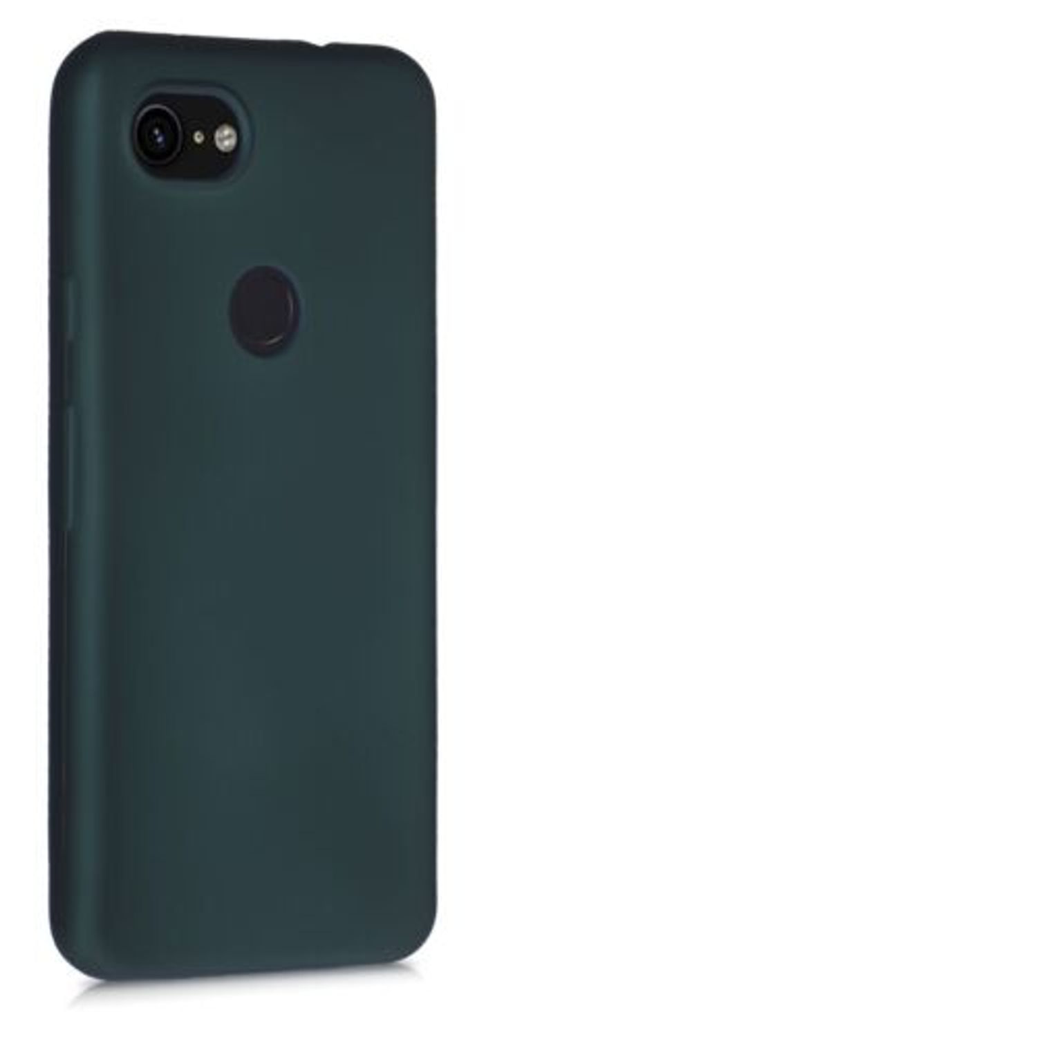 Husa pentru Google Pixel 3a, Silicon, Verde, 52339.14 fotografia produsului View 7 L