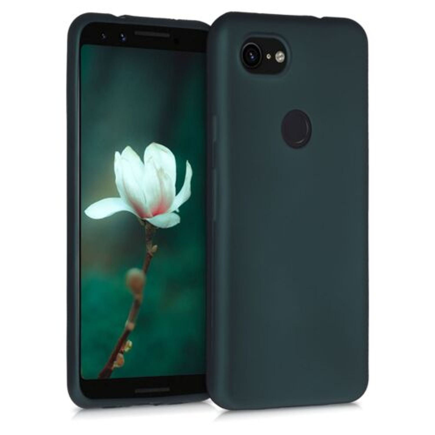 Husa pentru Google Pixel 3a, Silicon, Verde, 52339.14 fotografia produsului