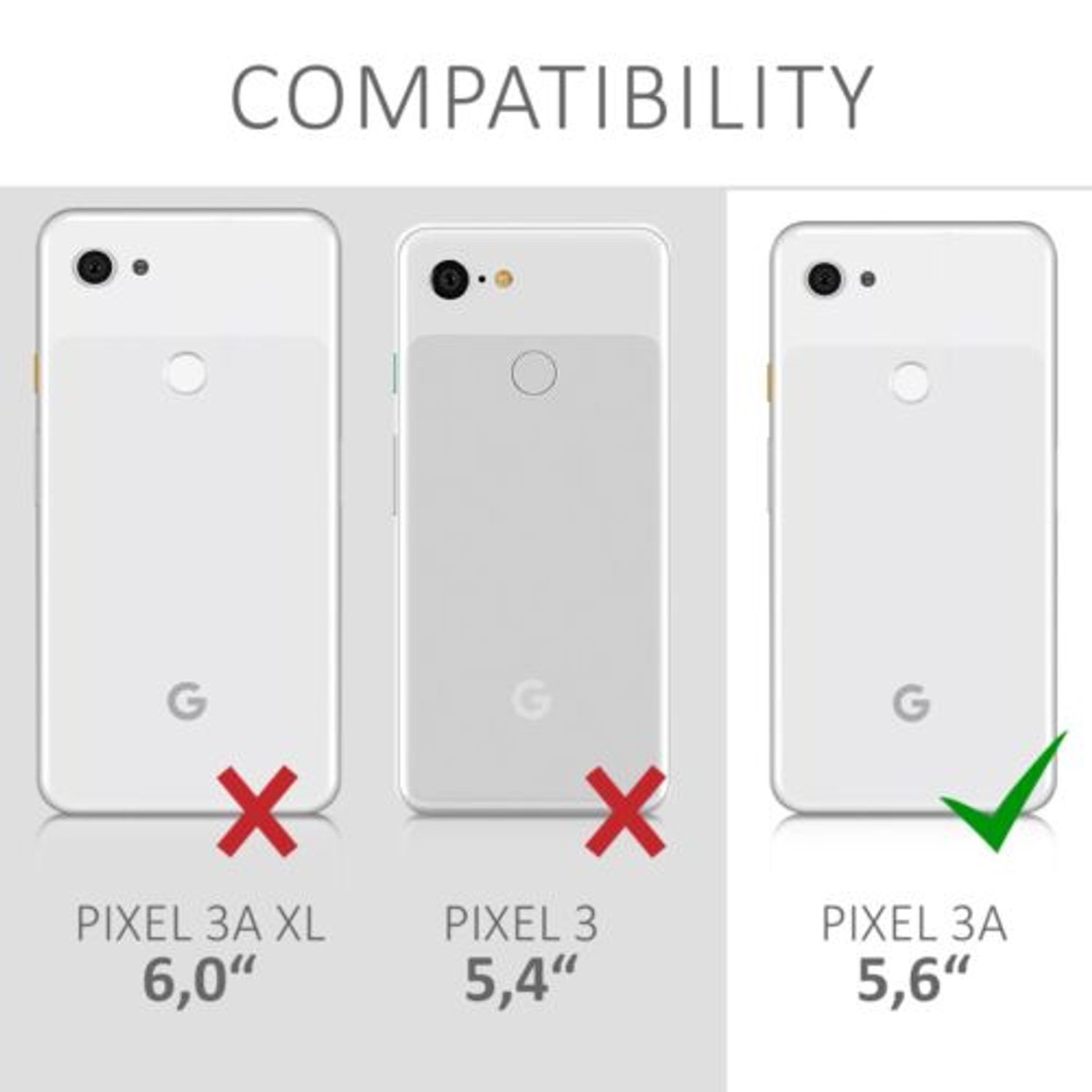 Husa pentru Google Pixel 3a, Silicon, Verde, 52339.14 fotografia produsului View 5 L