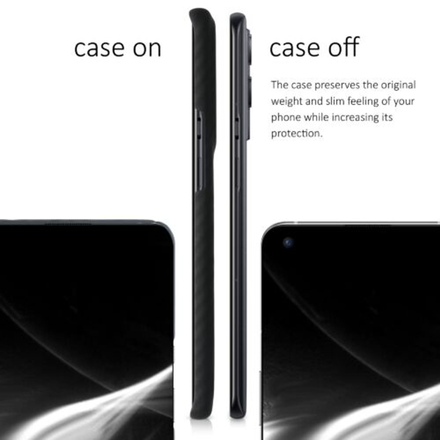 Husa pentru OnePlus 9 Pro, Aramida, Negru, 54429.47 fotografia produsului View 5 L