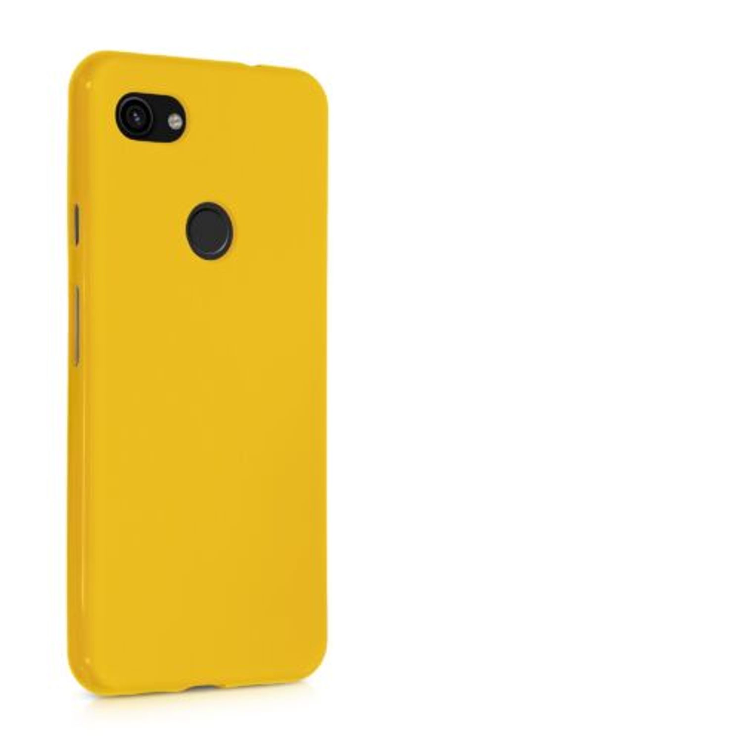 Husa pentru Google Pixel 3a XL, Silicon, Galben, 51944.143 fotografia produsului View 8 L