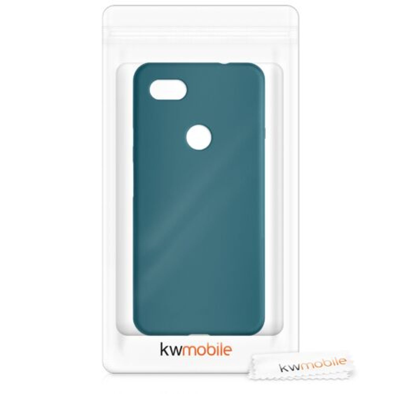 Husa pentru Google Pixel 3a XL, Silicon, Verde, 51944.57 fotografia produsului View 7 L