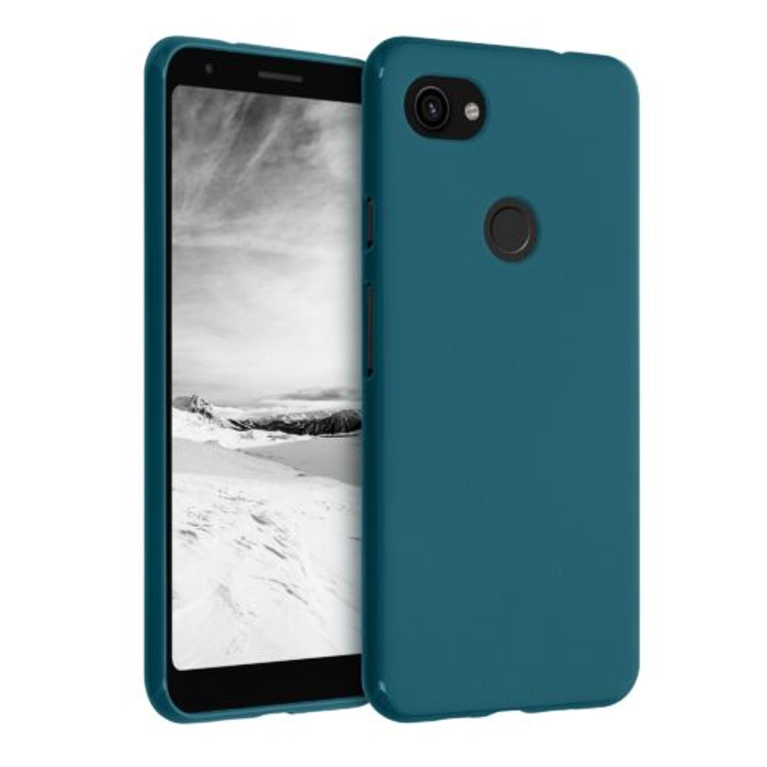 Husa pentru Google Pixel 3a XL, Silicon, Verde, 51944.57 fotografia produsului