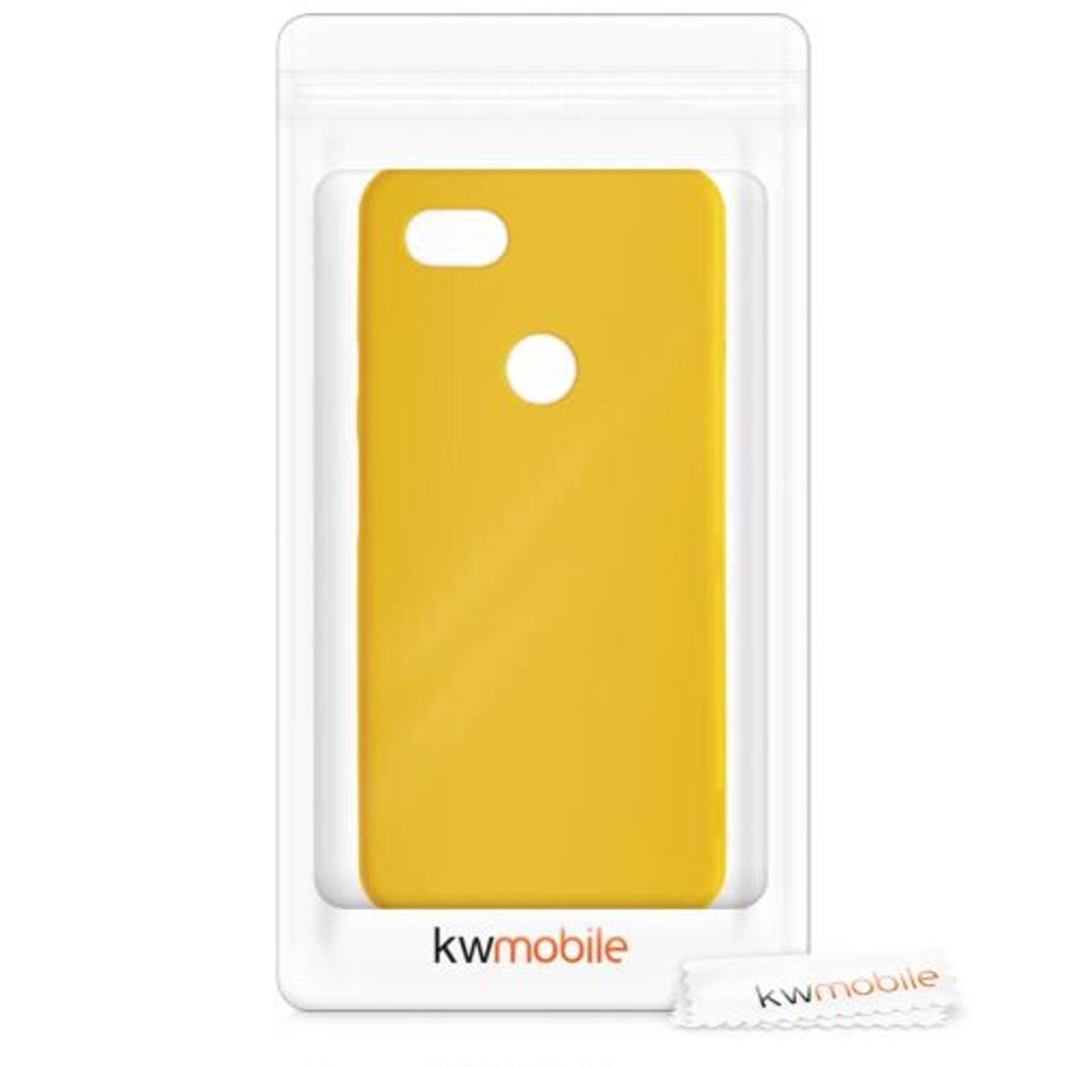 Husa pentru Google Pixel 3a XL, Silicon, Galben, 51944.143 fotografia produsului View 7 L