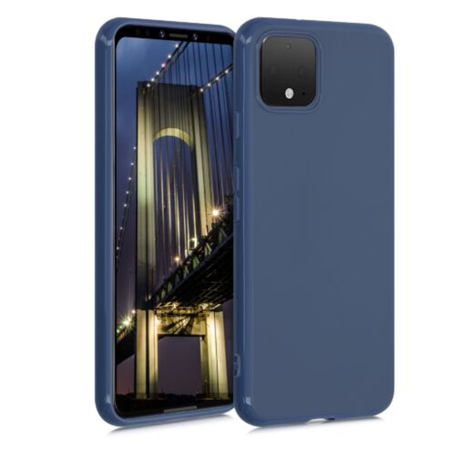 Husa pentru Google Pixel 4, Silicon, Albastru, 50326.168 fotografia produsului