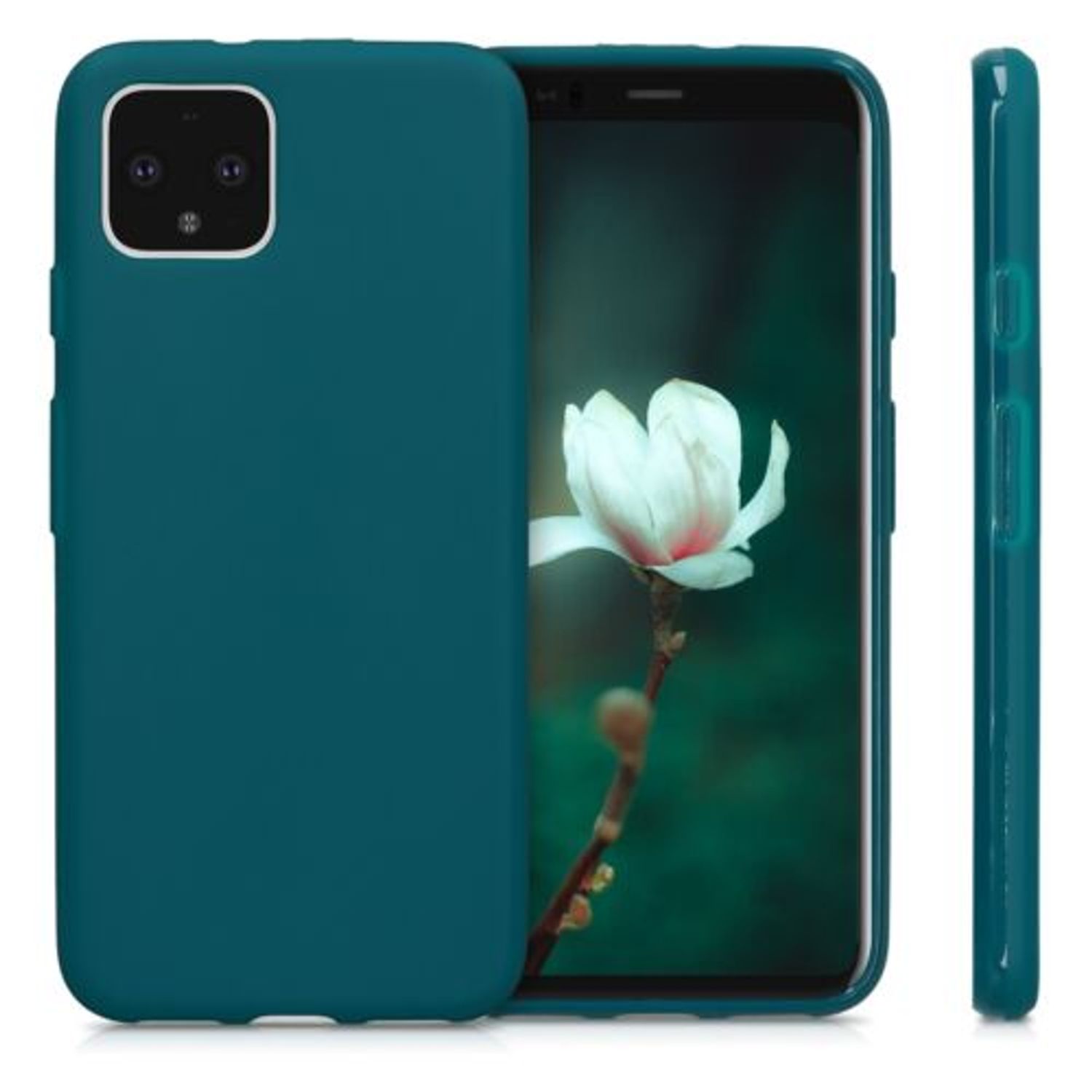 Husa pentru Google Pixel 4, Silicon, Verde, 50326.57 fotografia produsului View 2 L