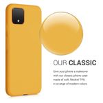 Husa pentru Google Pixel 4, Silicon, Galben, 50326.143 fotografia produsului View 4 S