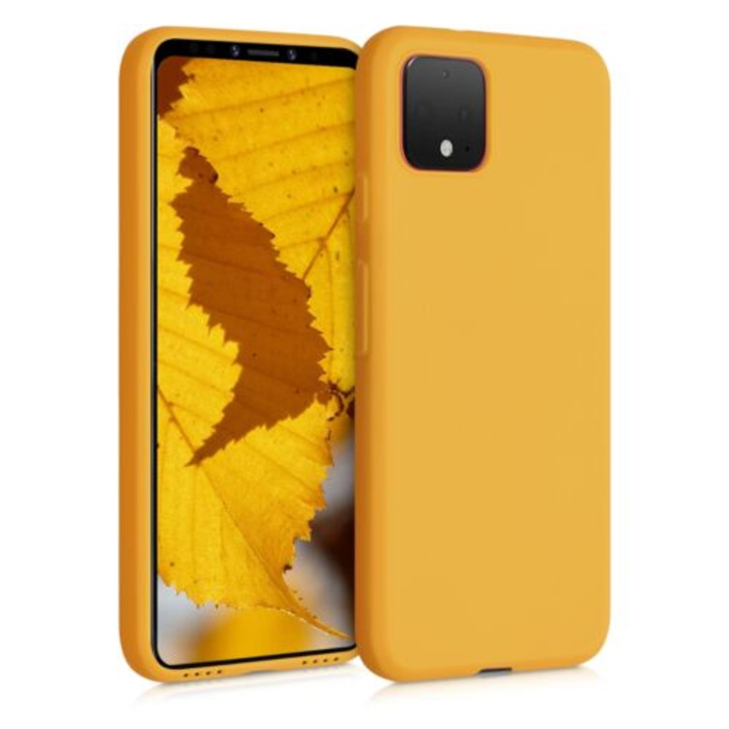 Husa pentru Google Pixel 4, Silicon, Galben, 50326.143 fotografia produsului